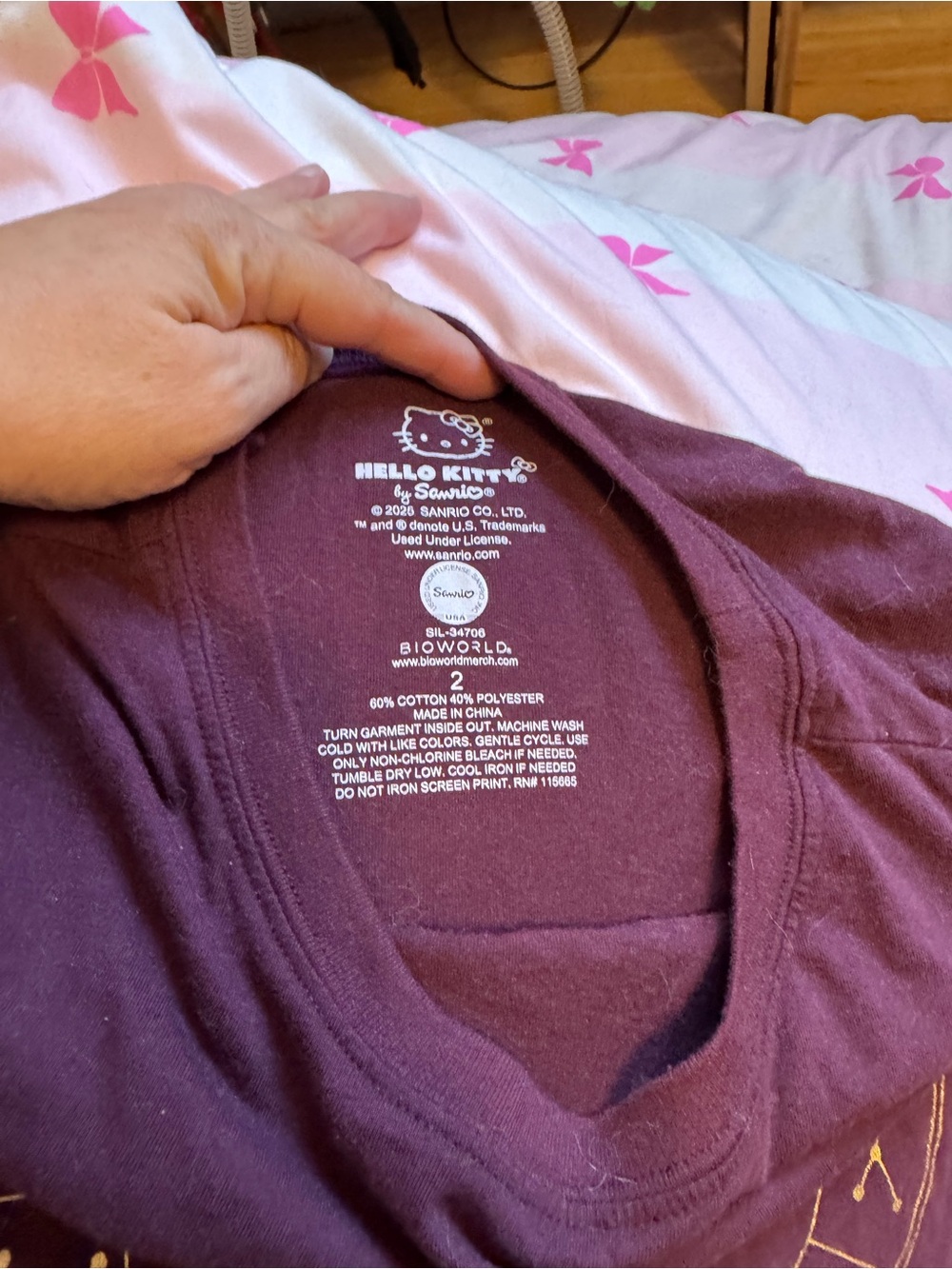 Hello Kitty zodiac tee from torrid, soft and cute!!! - Picture 2 of 2